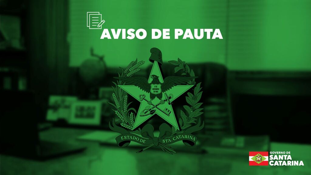 AVISO DE PAUTA: governador assina ordem de serviço para dragagem do Canal da Baía da Babitonga