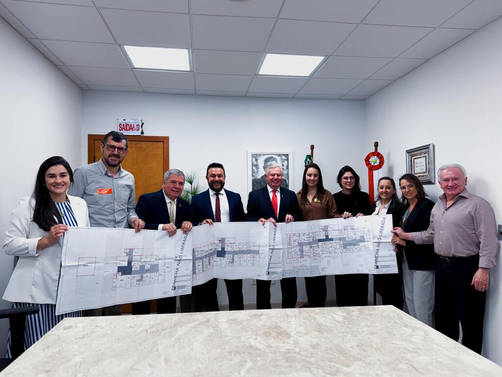 Deputado acompanha apresentação do projeto arquitetônico do Hospital de Bocaina do Sul