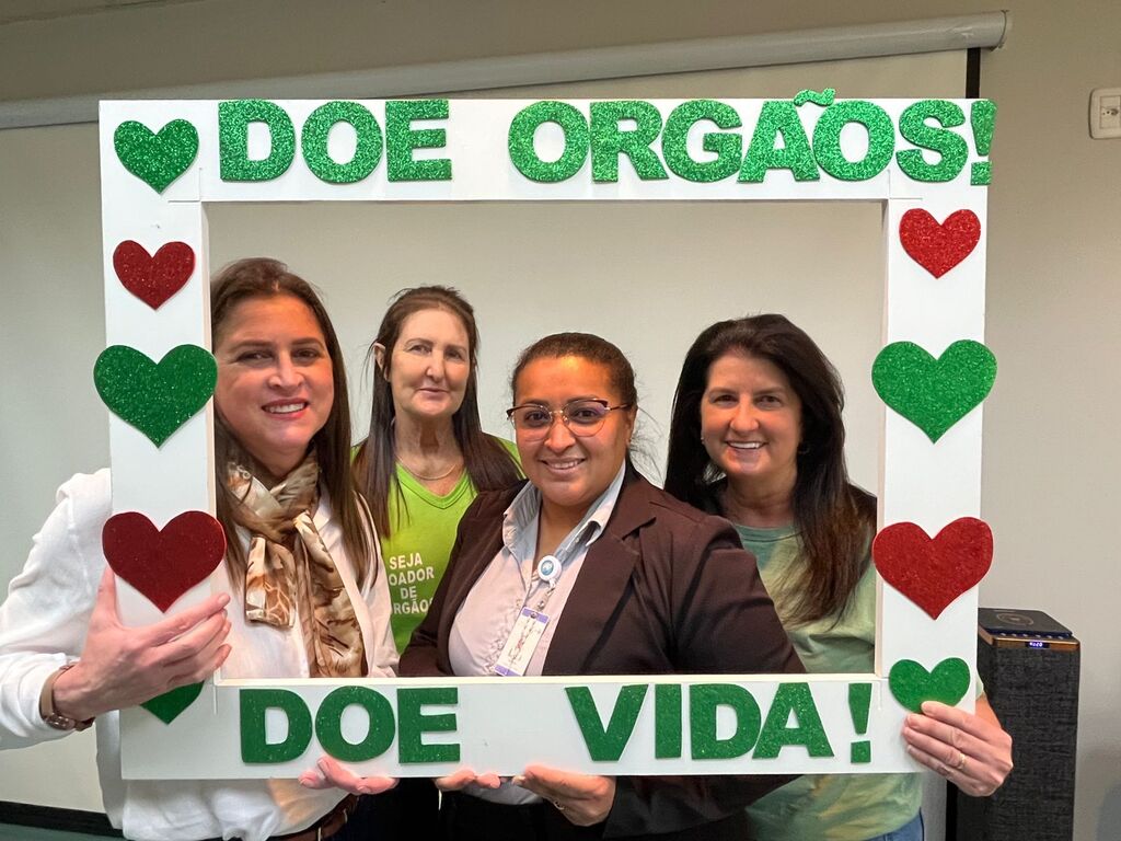 Pacientes transplantados participam de ação sobre doação de órgãos