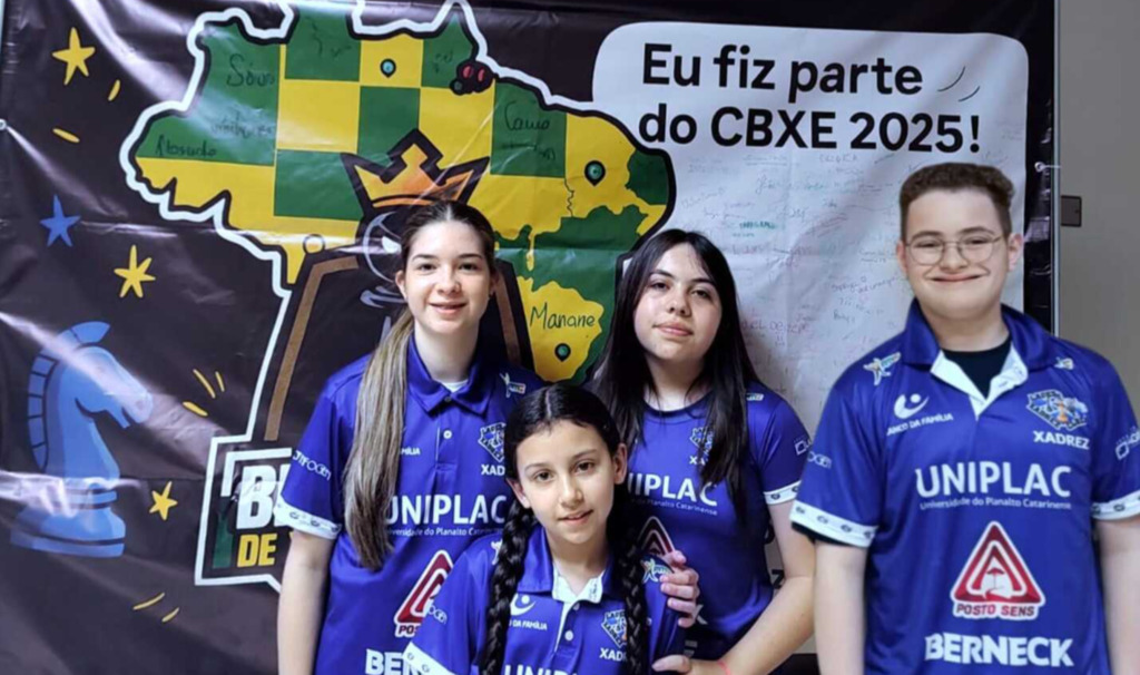 Lages faz bonito no Campeonato Brasileiro de Xadrez Escolar