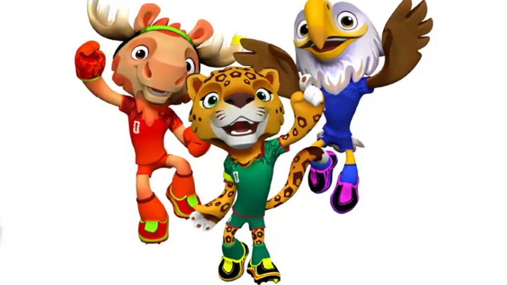 Copa do Mundo 2026 terá três mascotes representando os países-sede