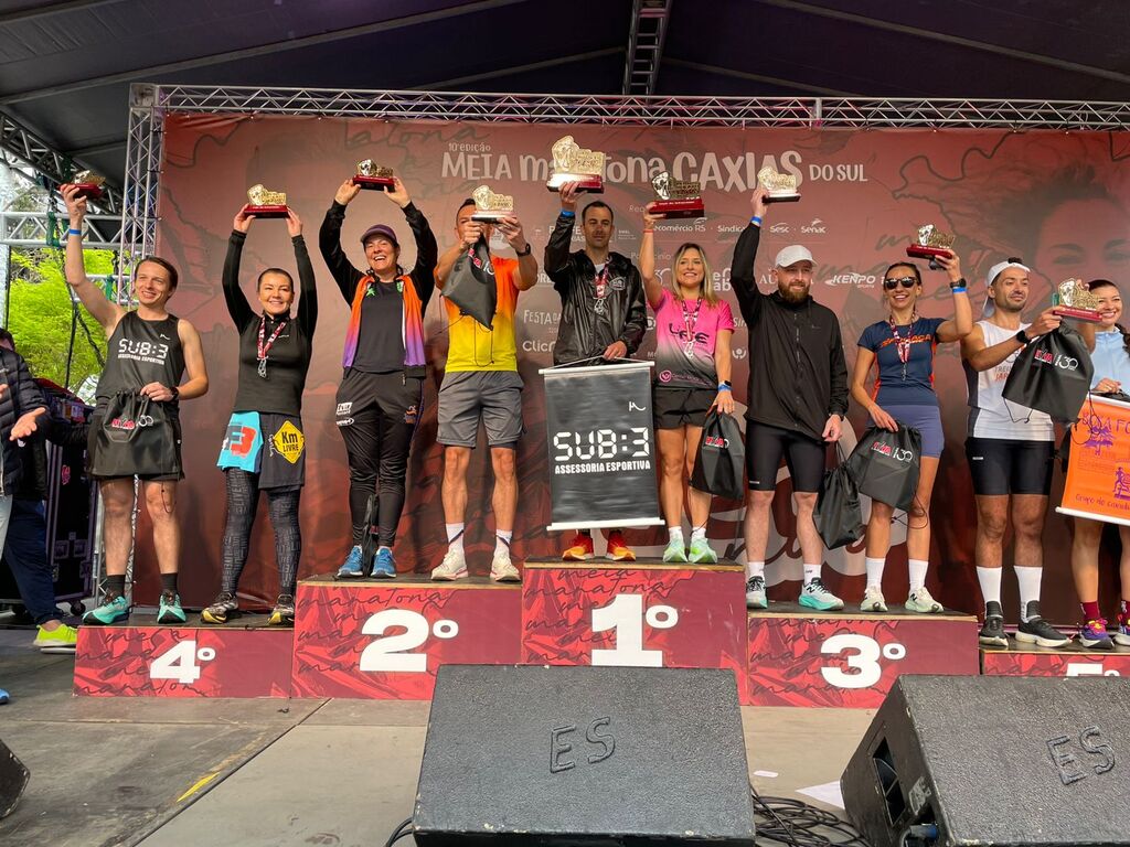 Anitense é destaque em maratona realizada em Caxias do Sul