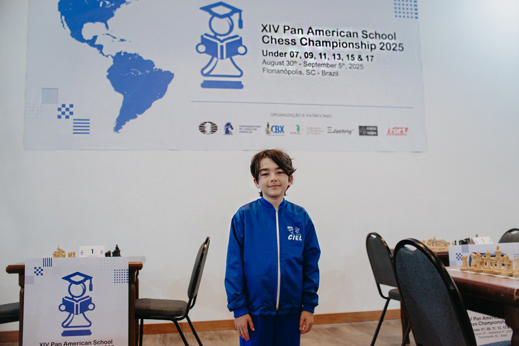 ALUNO DO CIEL É VICE-CAMPEÃO BRASILEIRO ESCOLAR DE XADREZ SUB-11