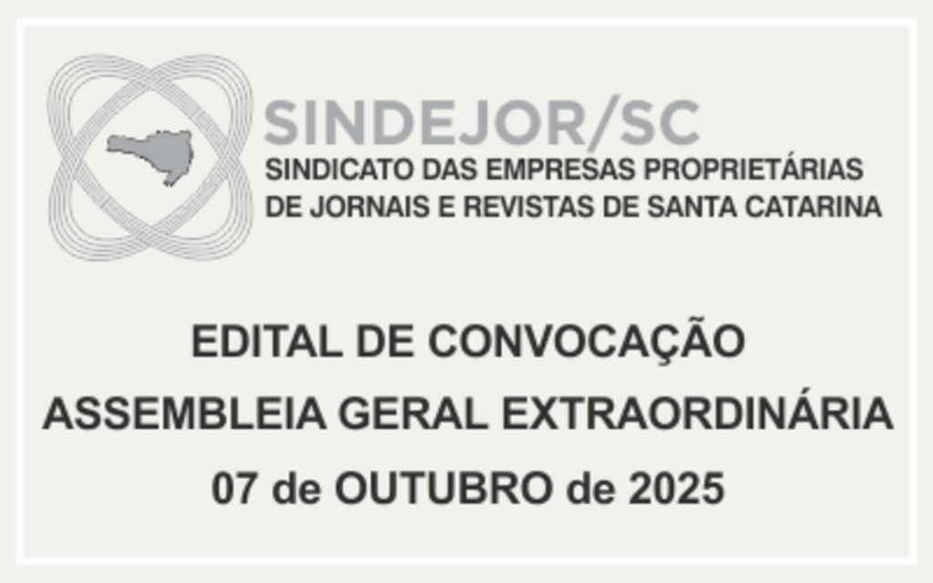  Sindejor/SC convoca para Assembleia Geral Extraordinária para aprovação de nova redação do Estatuto