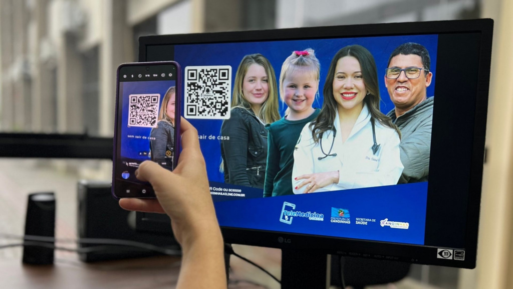 Mais de mil consultas foram realizadas por videochamada em Canoinhas