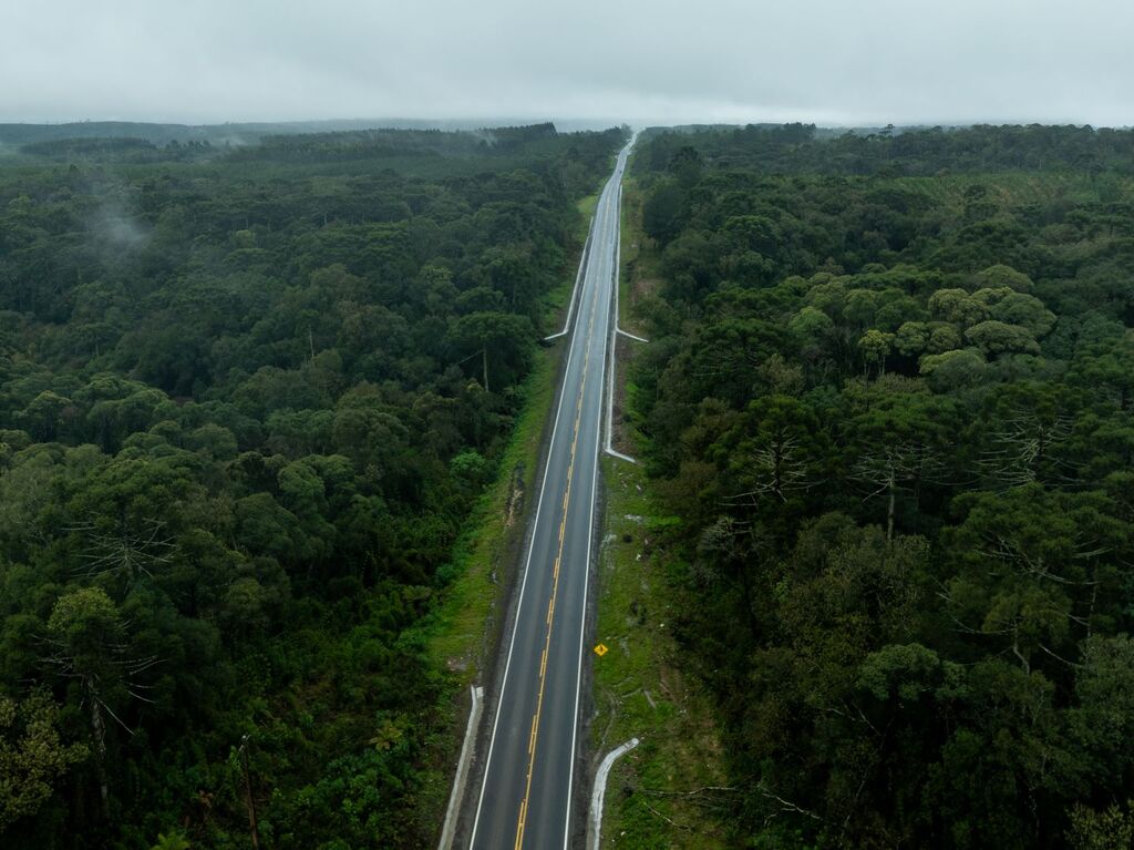 Governo do Estado entrega revitalização da SC-114 em Otacílio Costa