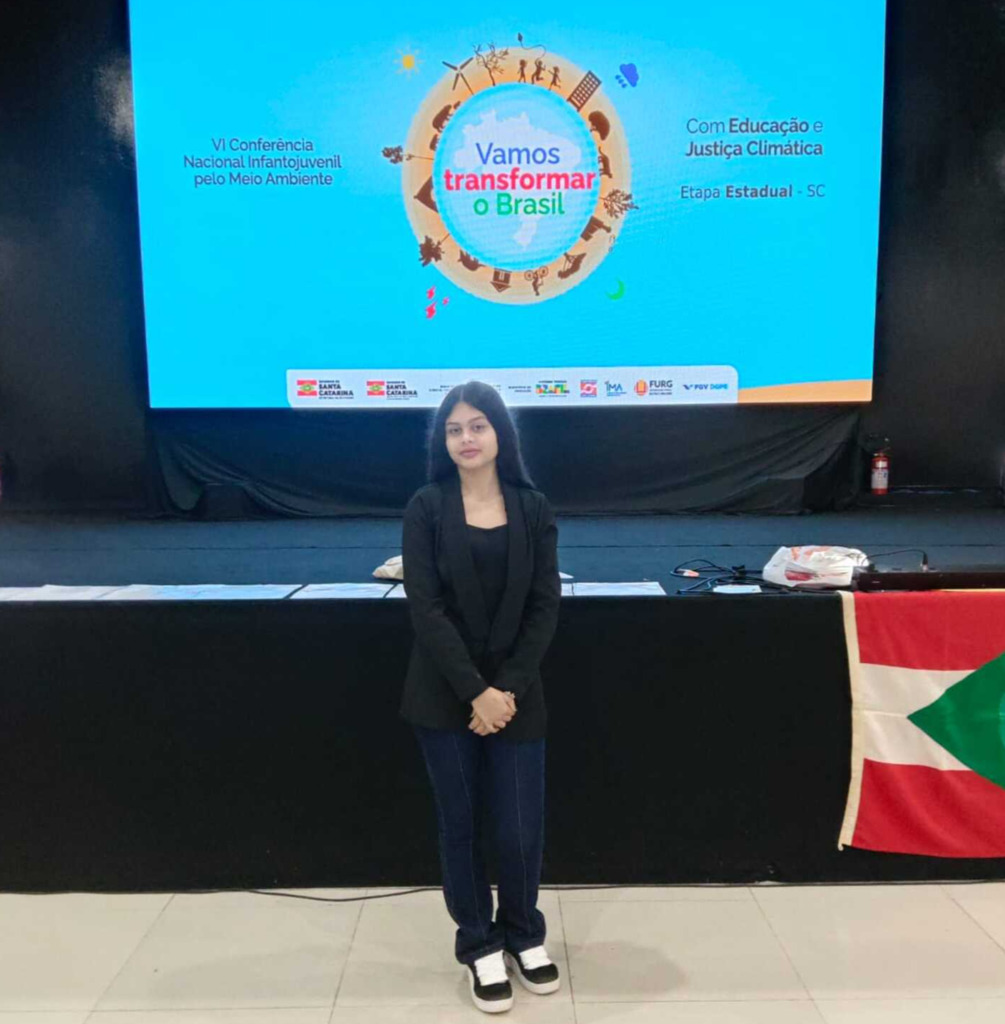 Estudante de São Miguel do Oeste representará SC na Etapa Nacional da Conferência
