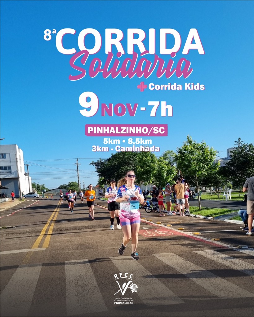 8° edição da Corrida Solidária acontece em novembro