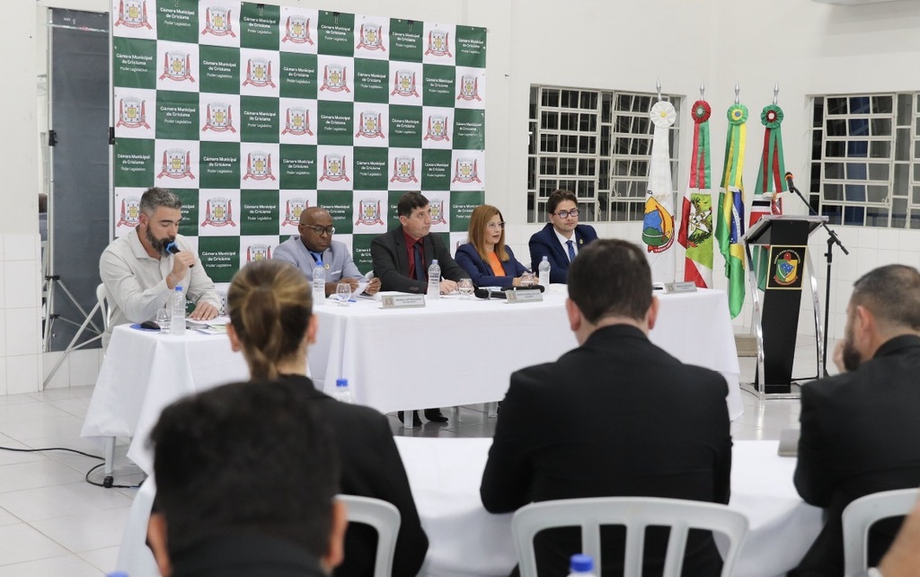 Resumo da 70ª Sessão Ordinária da 20ª Legislatura da Câmara de Criciúma
