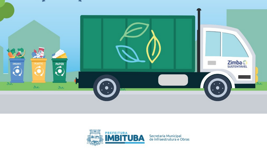 Imagem divulgação PMI - Imbituba divulga novos horários de coleta de lixo orgânico e seletivo
