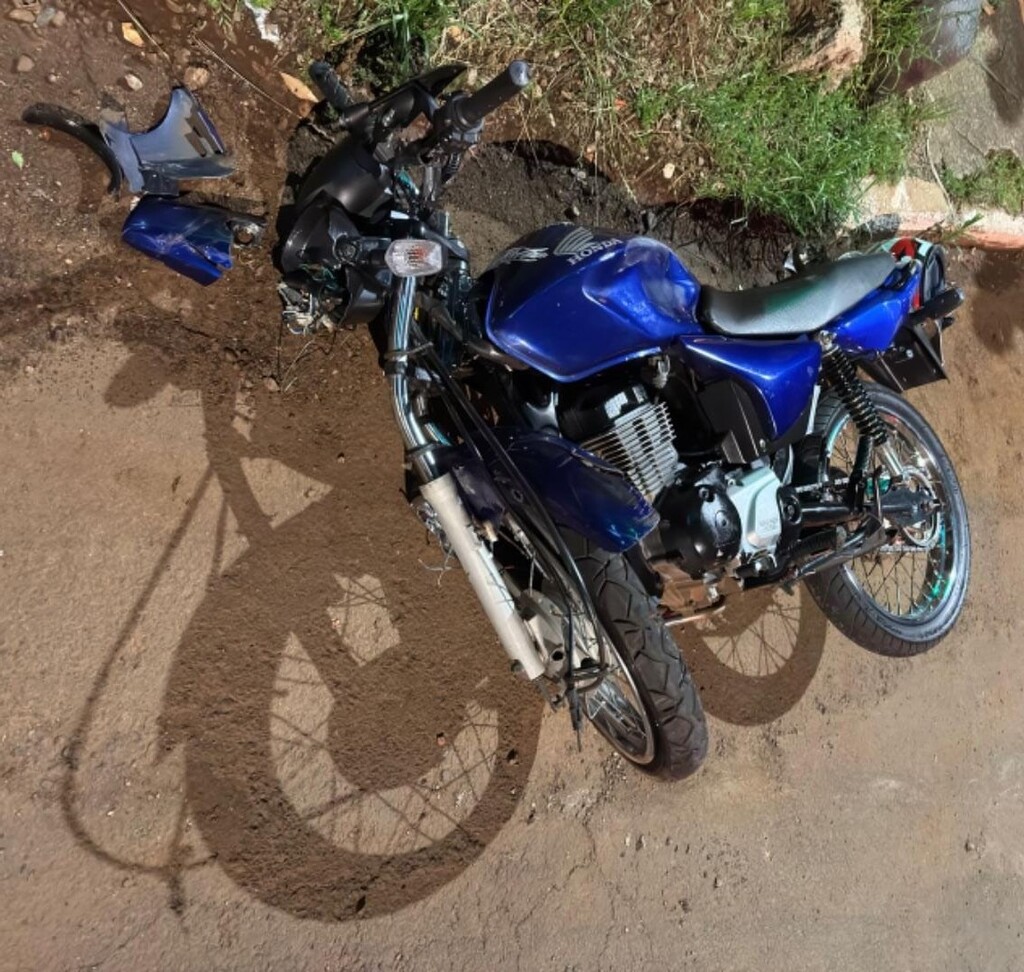 Motociclista é socorrido inconsciente de acidente em Xanxerê