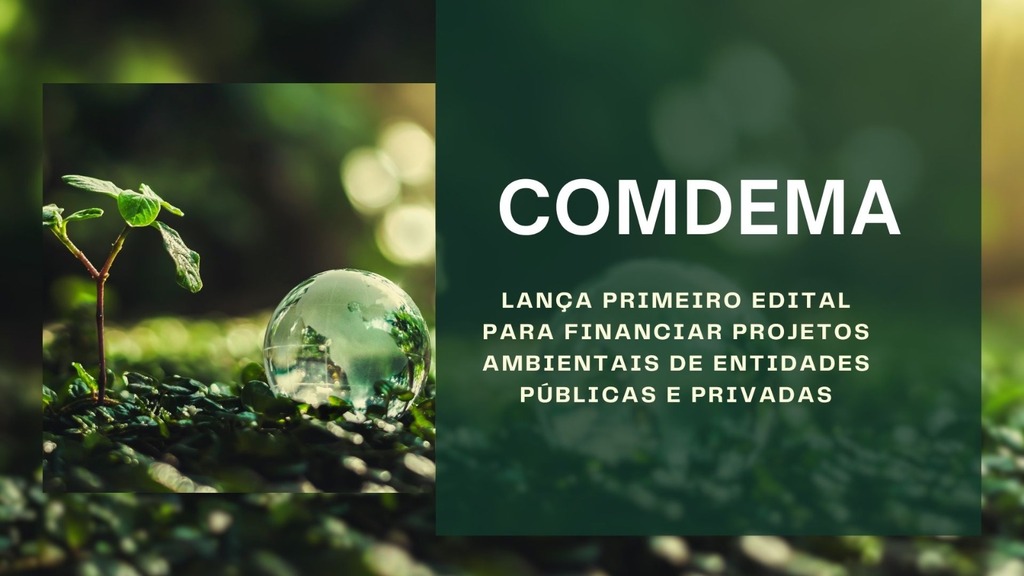 Comdema lança primeiro edital para financiar projetos ambientais de entidades públicas e privadas