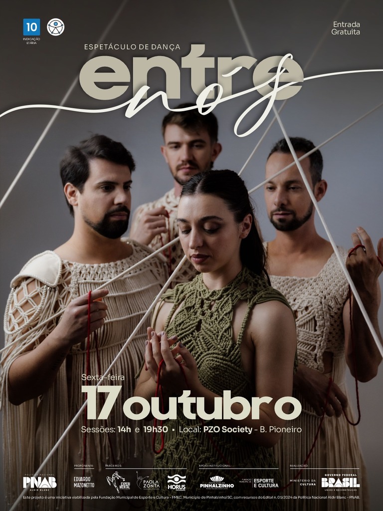 Espetáculo “Entre Nós” acontece na próxima sexta-feira (17)