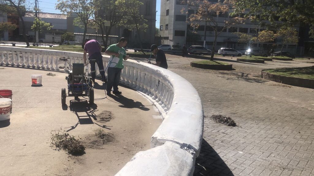 Começa revitalização da Praça de Esportes
