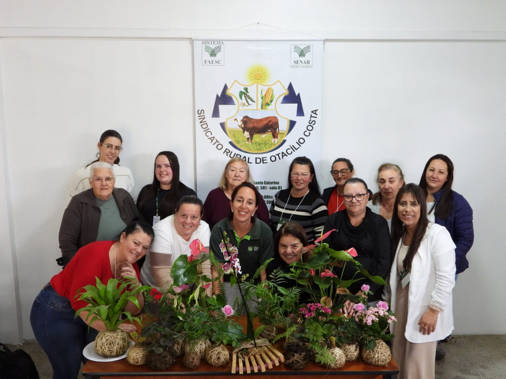 Sindicato Rural realiza curso de floricultura