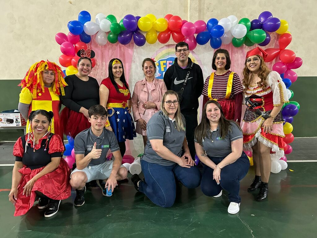 Secretaria de Assistência Social promove festa das crianças com muita alegria e diversão em Otacílio Costa