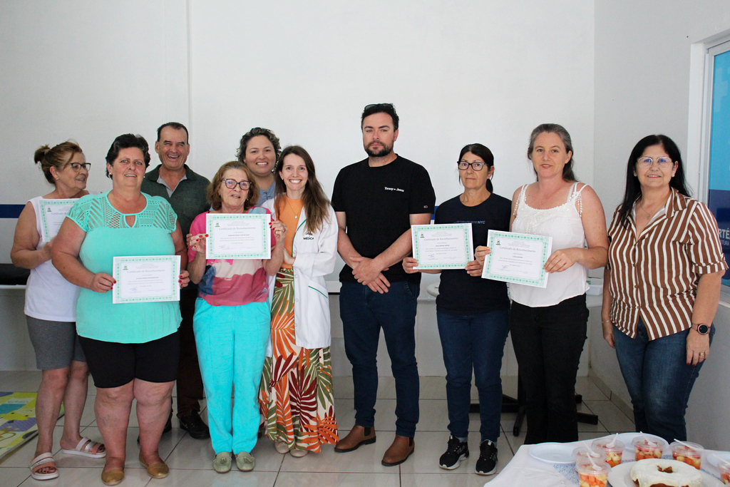 Zortéa celebra o encerramento do 6º Grupo de Tabagismo com grandes resultados