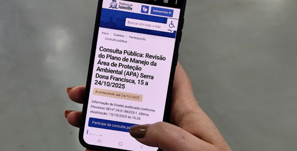 Moradores de Joinville podem participar da consulta pública sobre Plano de Manejo da APA Serra Dona Francisca