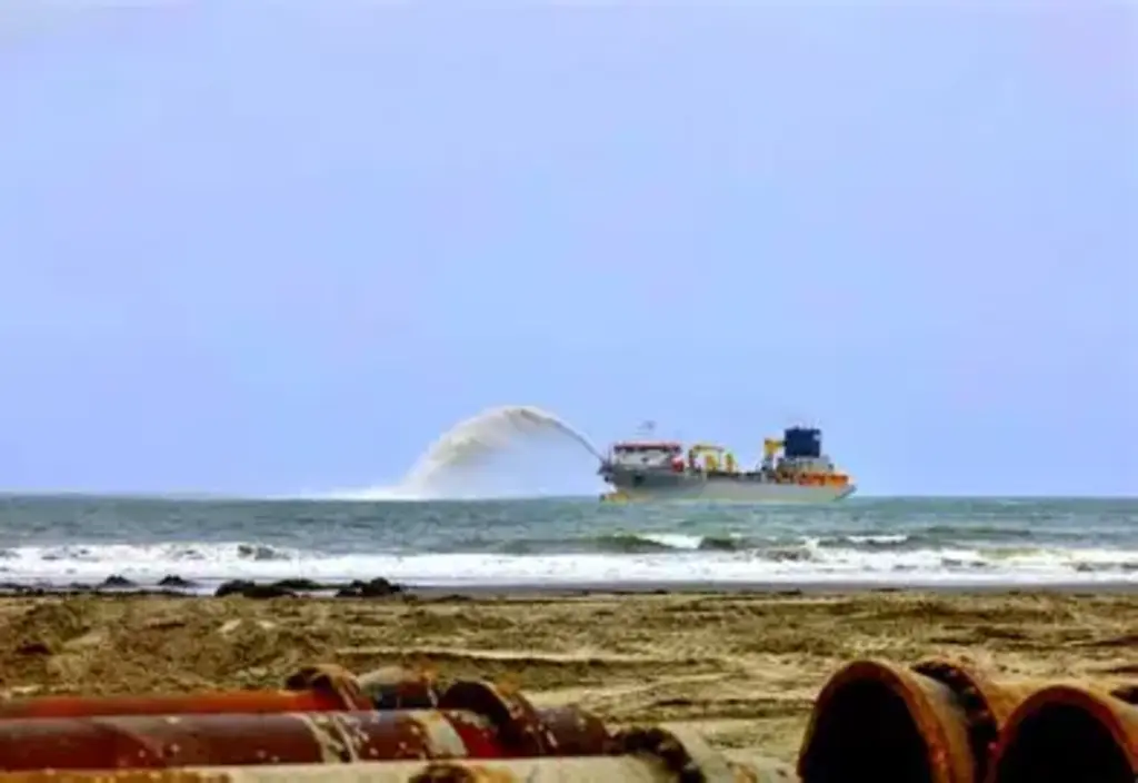 Dia Zero: começa o maior engordamento de praia da história do país em Itapoá