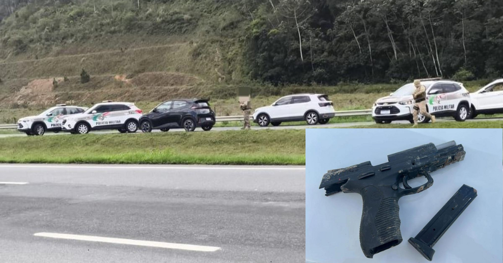 Fuga termina em morte após perseguição policial na BR-470