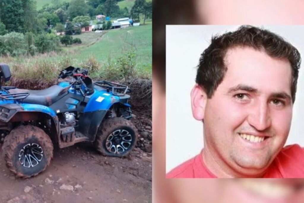 Homem morre em acidente com quadriciclo em Quilombo e era integrante de tradicional time de futebol