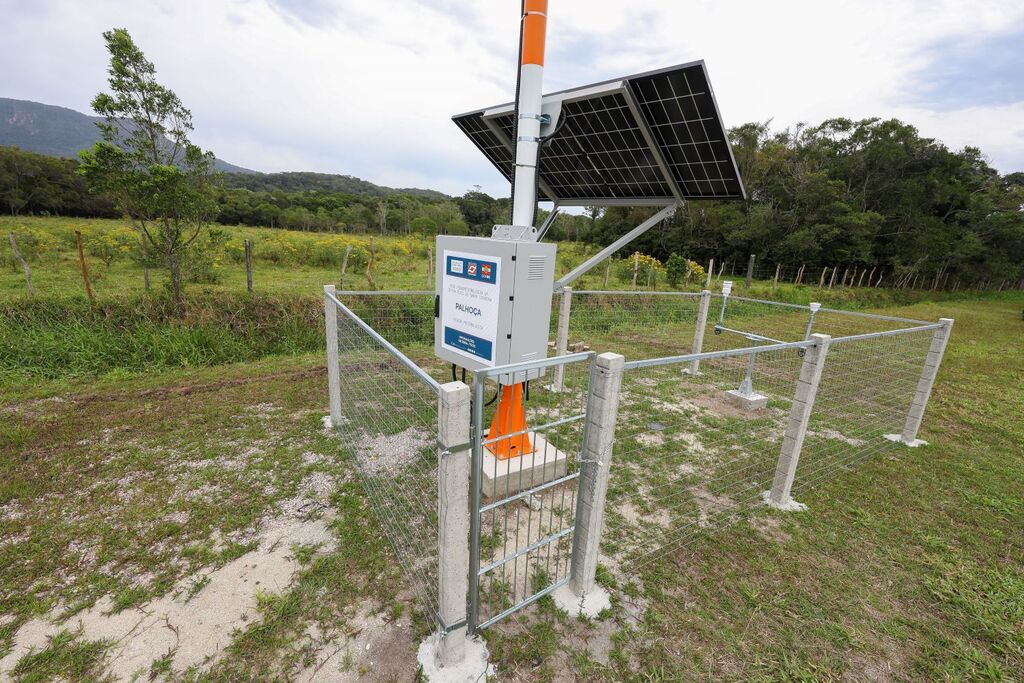 Quase 50% das novas estações hidrometeorológicas da Defesa Civil já foram instaladas em Santa Catarina
