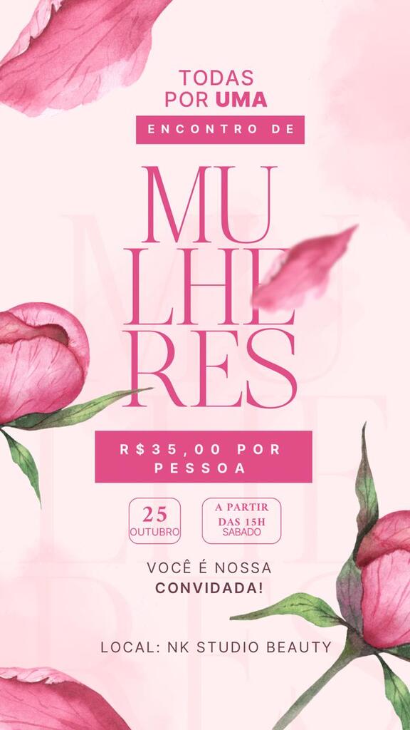 Encontro de Mulheres promove tarde de autocuidado e inspiração em Pinhalzinho