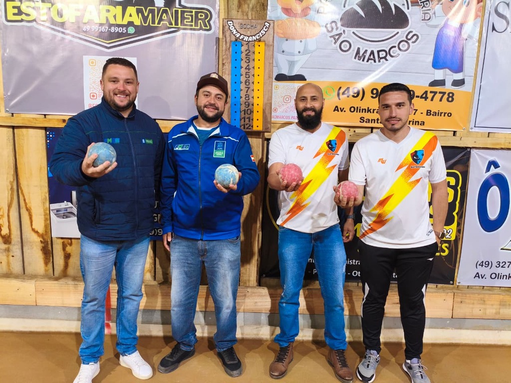 Decisão do Campeonato Municipal de Bocha acontece nesta quinta-feira em Otacílio Costa
