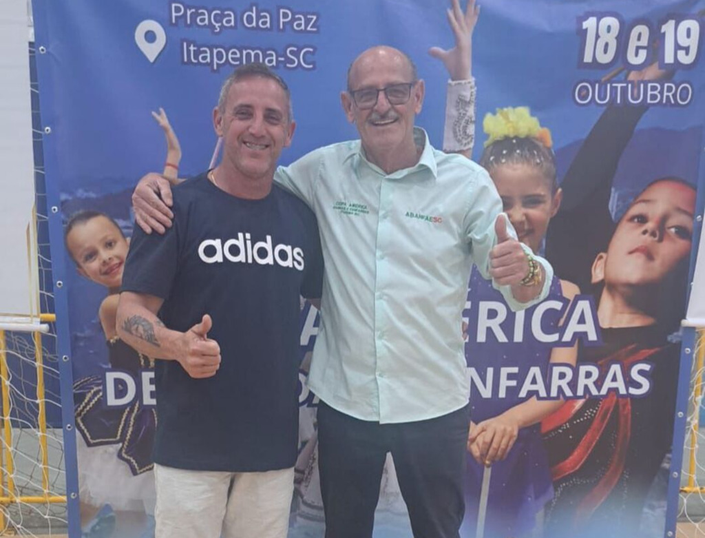 INSTRUTOR DE PRAIA GRANDE PARTICIPA DA COPA AMÉRICA DE BANDAS E FANFARRAS EM ITAPEMA