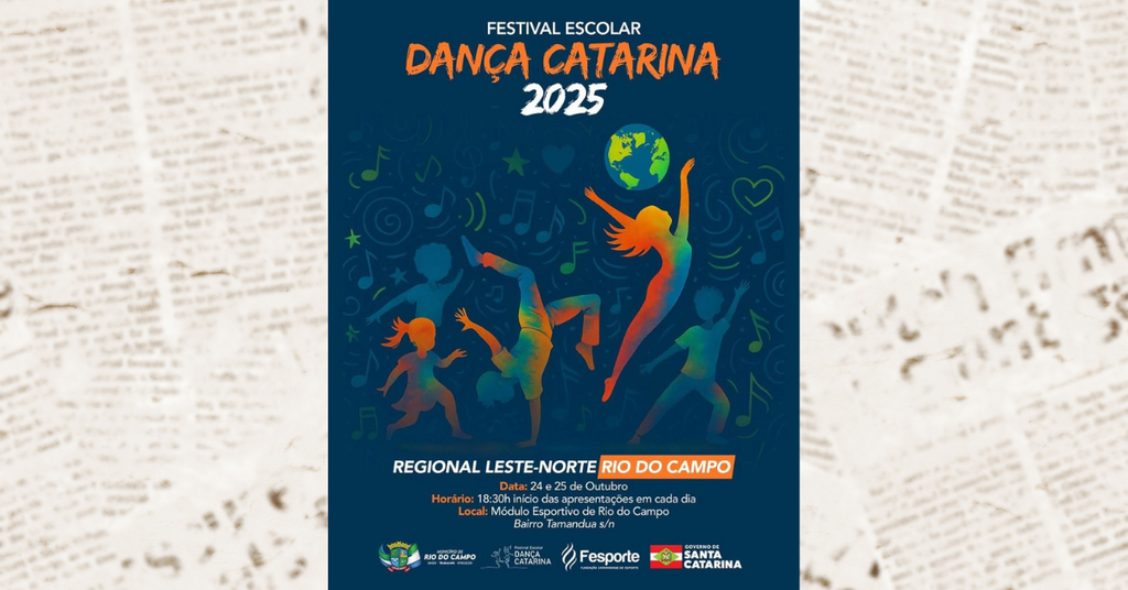 Festival Escolar Dança Catarina inicia hoje em Rio do Campo e movimenta o Alto Vale