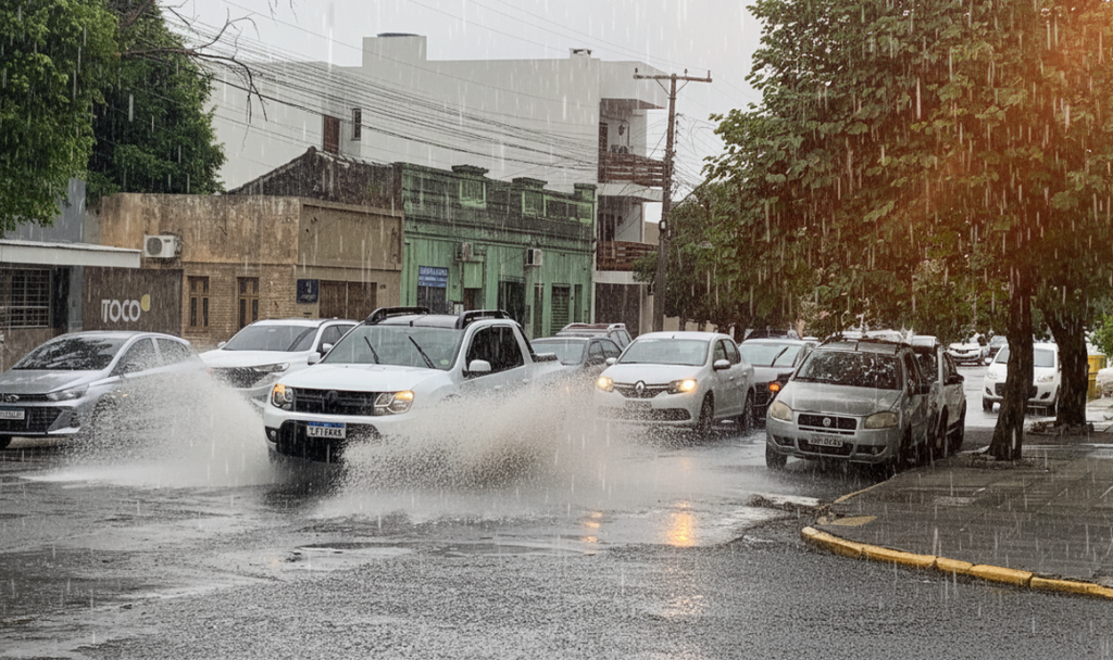 Uruguaiana terá final de semana com chuva e ventos fortes