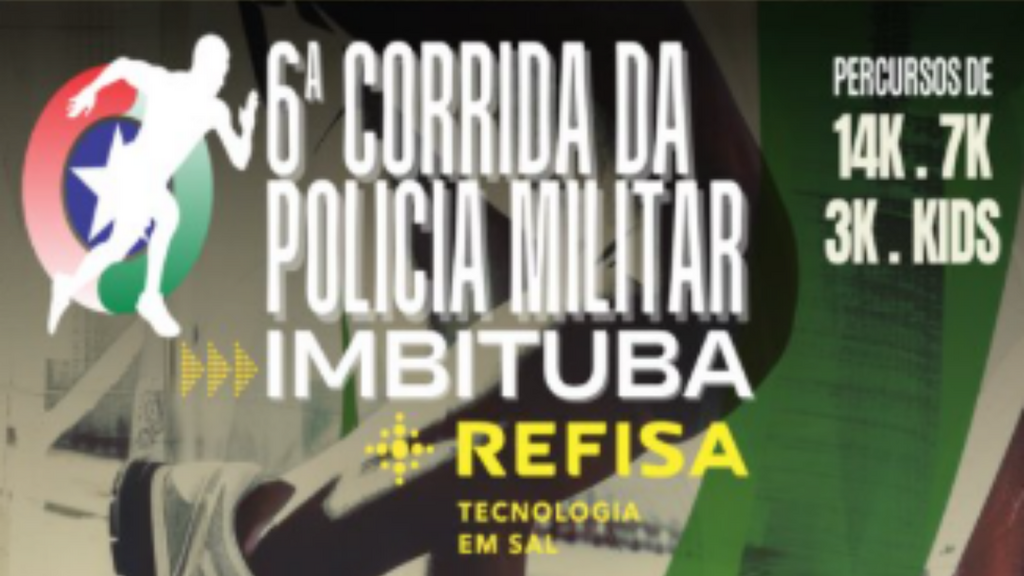 Imagem divulgação - Polícia Militar de Imbituba divulga convite para a 6ª Corrida Rústica; confira o vídeo