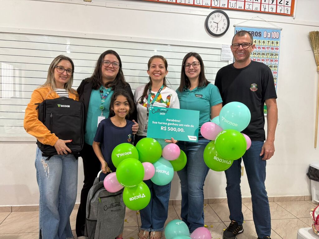 Sicoob Creditapiranga celebra talentos e realiza premiação local do Concurso Cultural 2025