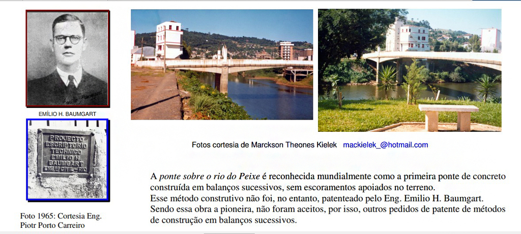 Voltando no Tempo  - A Velha Ponte sobre o Rio do Peixe