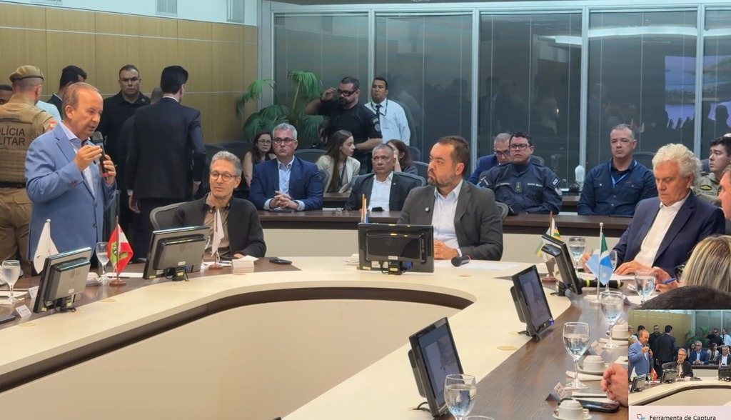 Governador Jorginho Mello propõe criação do “Consórcio da Paz” em aliança nacional contra o crime organizado