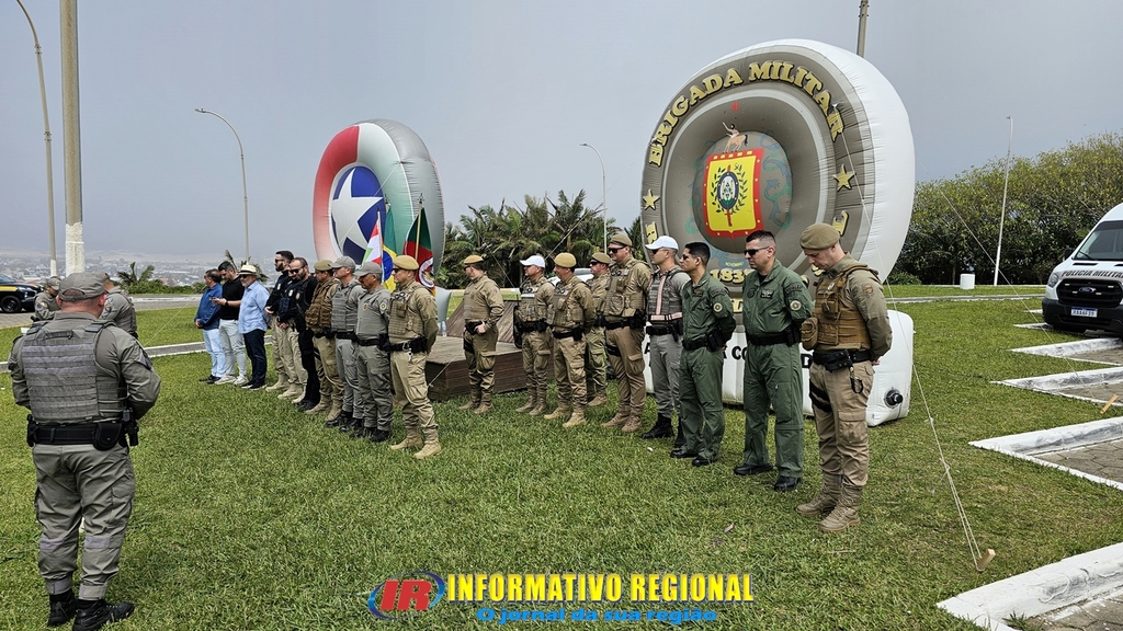 BRIGADA MILITAR DO RS E POLÍCIA MILITAR DE SANTA CATARINA LANÇAM EM TORRES A OPERAÇÃO FRONTEIRA SEGURA
