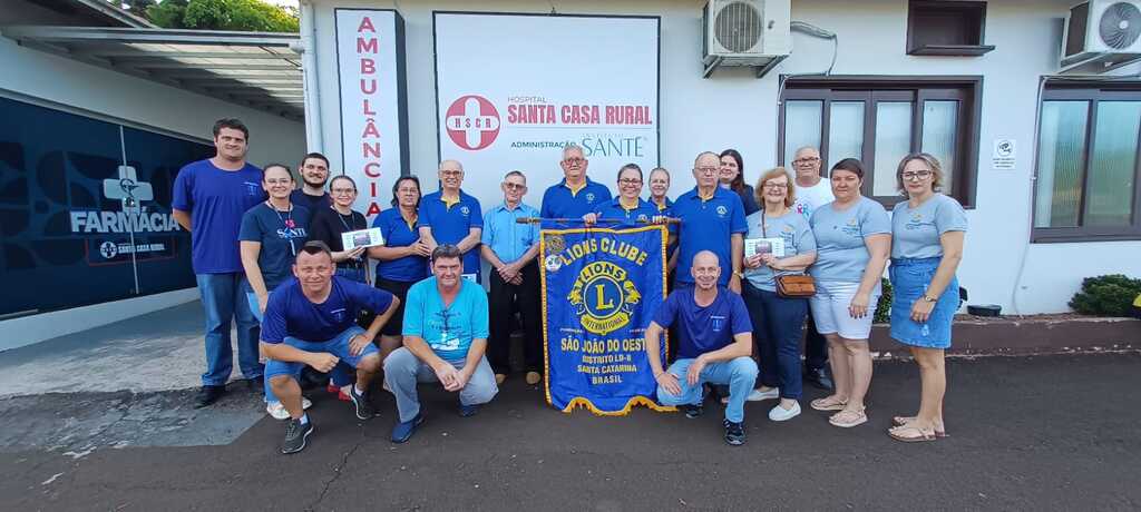 Motoristas da Saúde de São João do Oeste doam valor para entidades