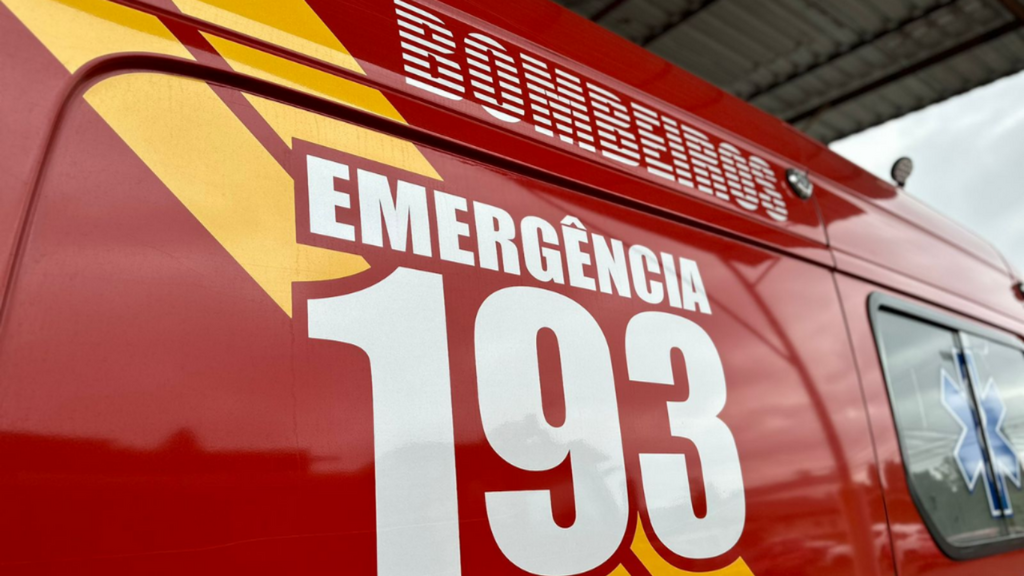 Imagem reprodução - Bombeiros registram queda e acidente de trânsito nesta quinta-feira em Imbituba