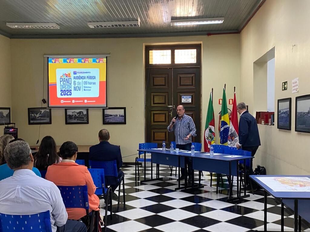 Munícipes debatem propostas para o novo Plano Diretor 2025