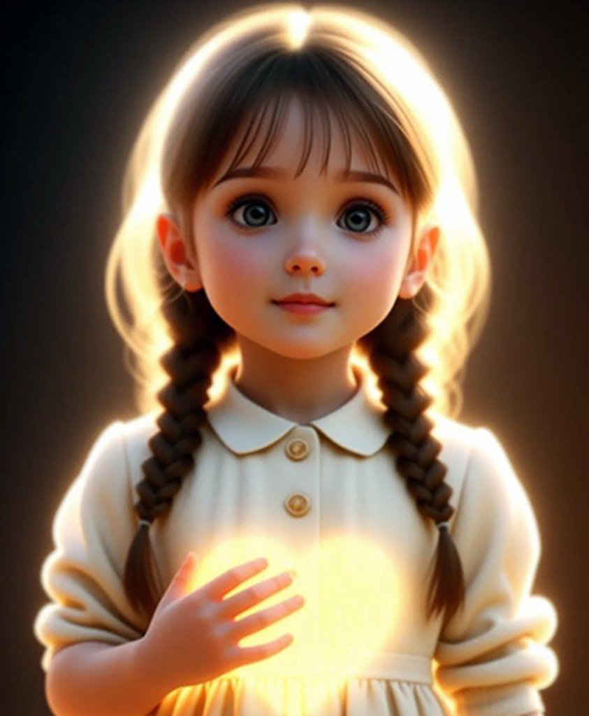 A bela história  de Heidi Nã, a menina guardiã