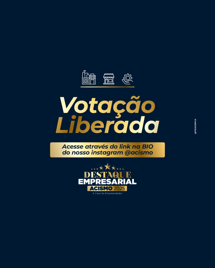 Está aberto o período de votações do Destaque Empresarial Acismo 2025
