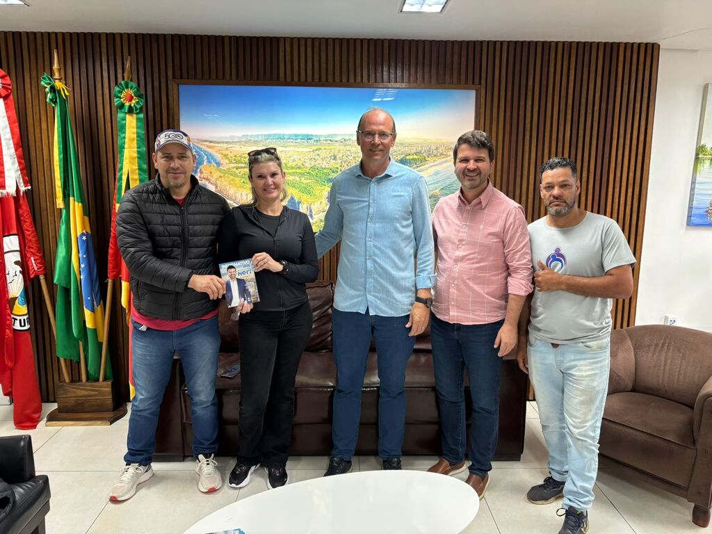 PREFEITURA DE TORRES RECEBEU O DEPUTADO ESTADUAL NERI CARTEIRO EM UMA VISITA CORTESIA