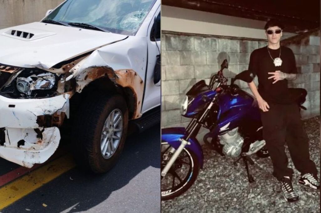 Acidente em Pomerode: Jovem de 20 anos morre após colisão entre moto e caminhonete