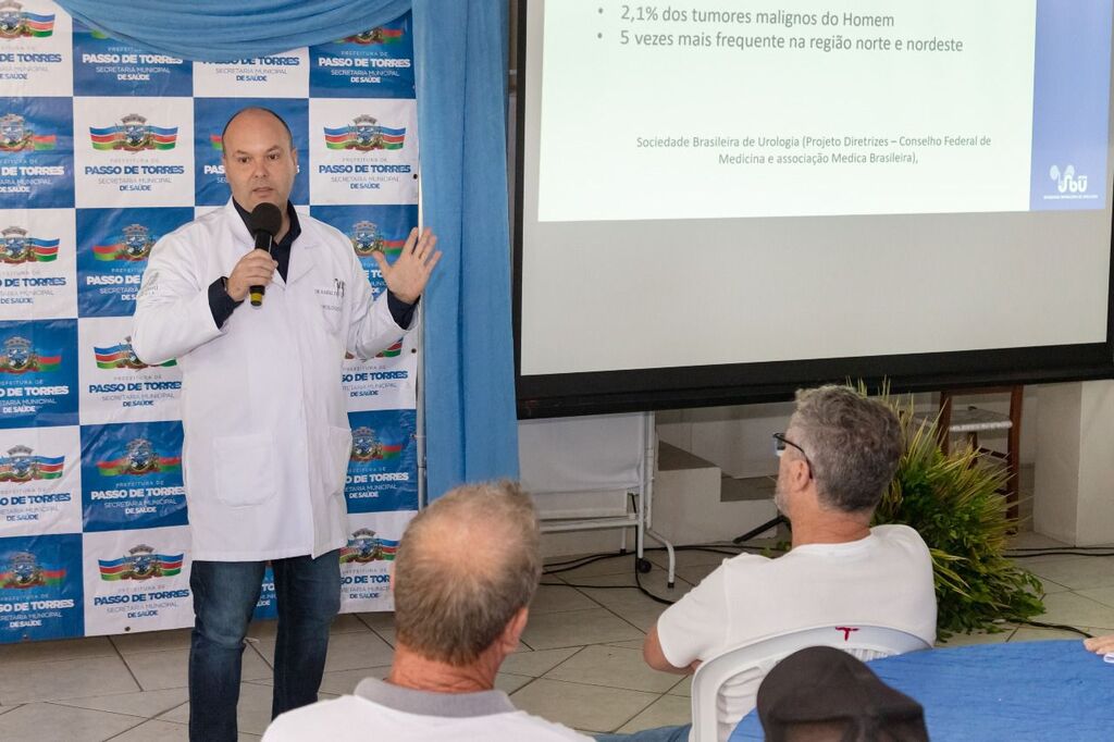 PASSO DE TORRES REALIZA PROGRAMA SAÚDE DO HOMEM COM FOCO NA PREVENÇÃO DO CÂNCER DE PRÓSTATA