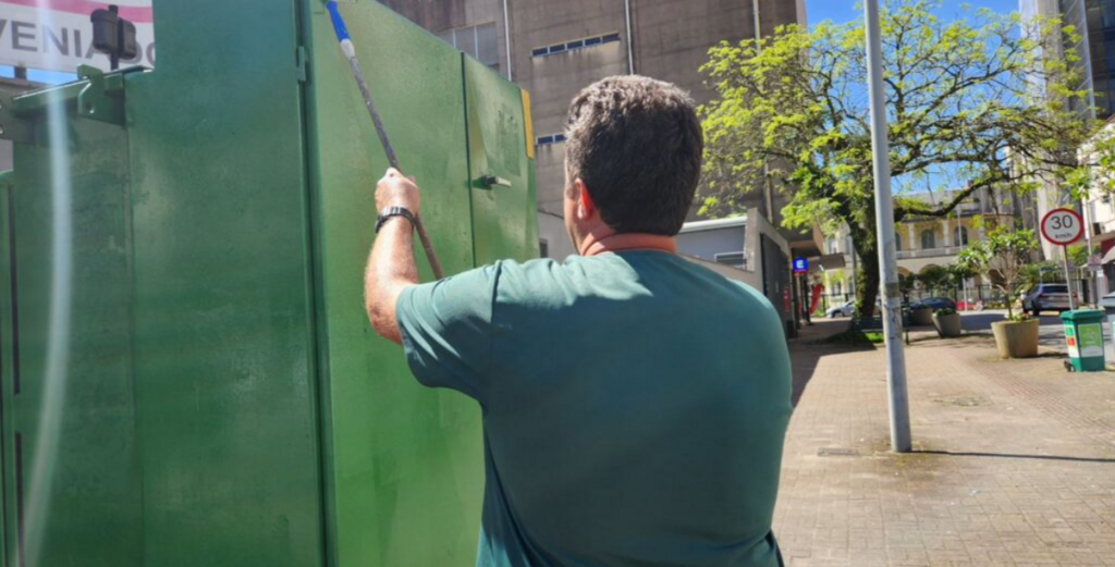 Prefeitura realiza Mutirão de Combate à Pichação no Centro de Joinville neste sábado