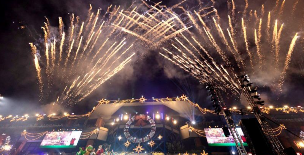 Espetáculo de abertura do Natal de Joinville reúne cerca de 44 mil pessoas na primeira noite de apresentação