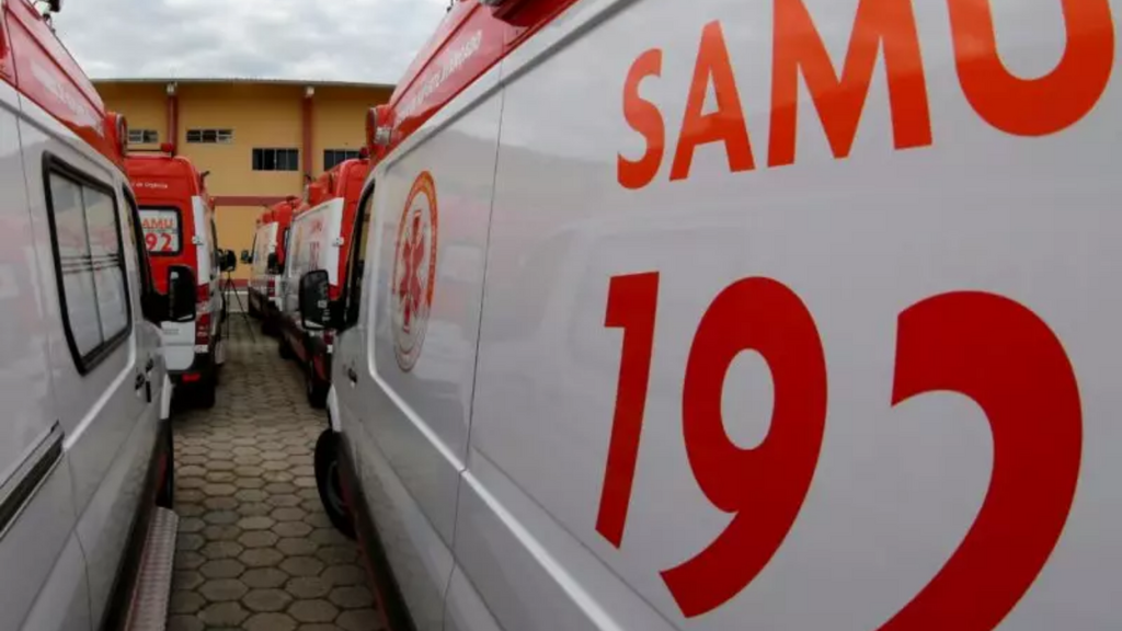 Samu atende dois acidentes de trânsito em Imbituba nesta terça-feira