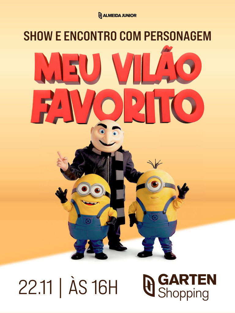 Garten Shopping recebe fim de semana com atrações infantis e programação para toda a família