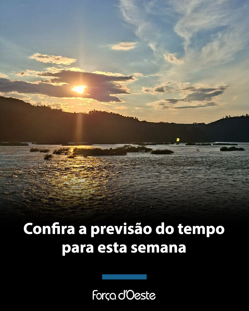 Previsão do tempo para a semana