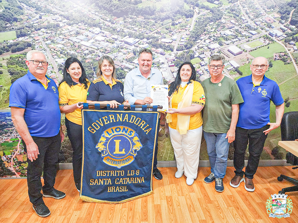 São João do Oeste recebe visita da governadora do Lions Clube